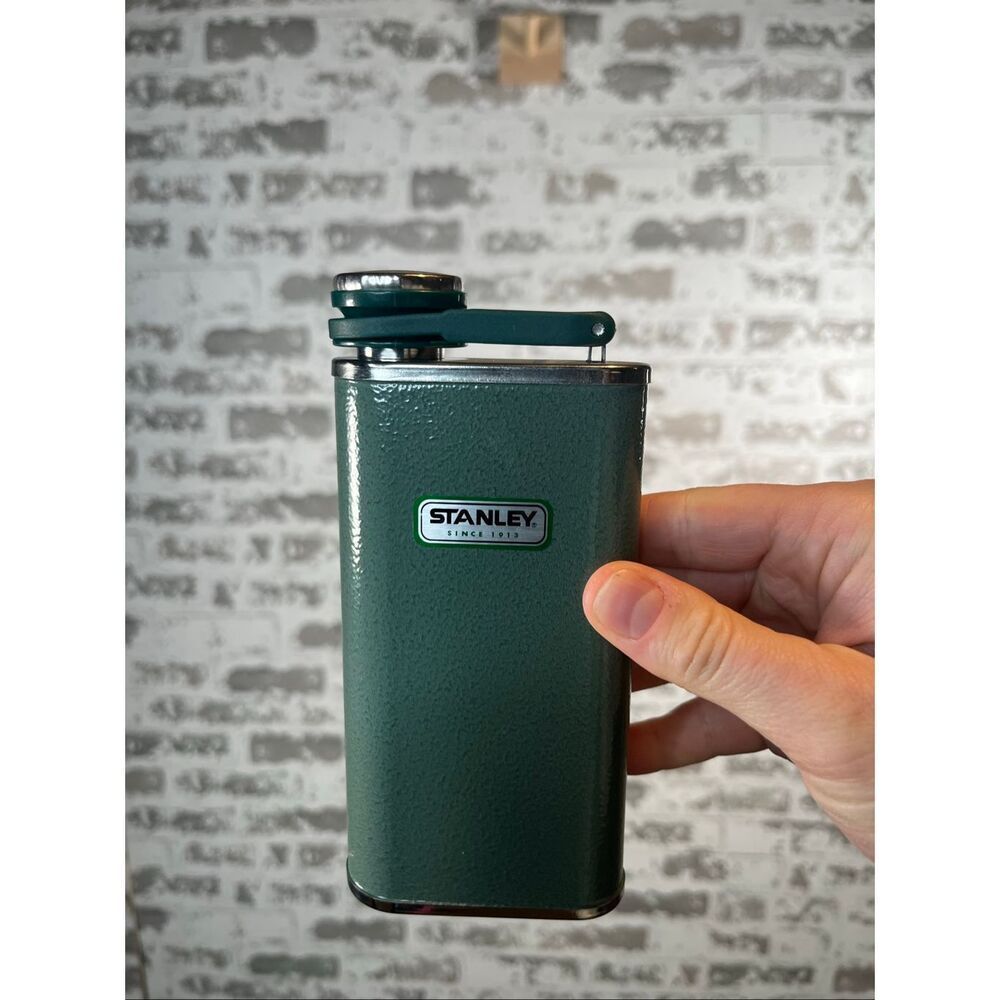 Stanley | metal green flask new